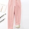 Yeokou Women's Warm Sherpa Lined Athletic Sweatpants Jogger Fleece Pants