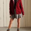Women's Casual Full Zip Up Sherpa Lined Hoodie Sweatshirt Jacket Coat